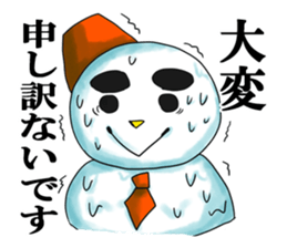 Life like a SNOWMAN! sticker #8226051