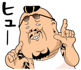 Japanese style bad guys sticker #8226694