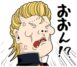 Japanese style bad guys sticker #8226701