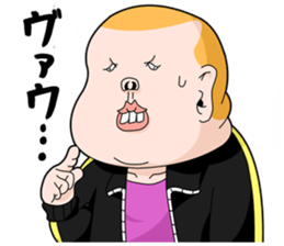 Japanese style bad guys sticker #8226712