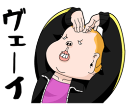 Japanese style bad guys sticker #8226713