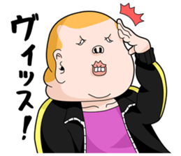 Japanese style bad guys sticker #8226714