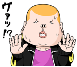 Japanese style bad guys sticker #8226715