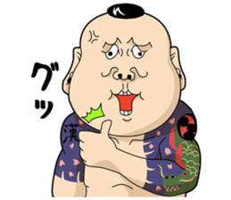 Japanese style bad guys sticker #8226716