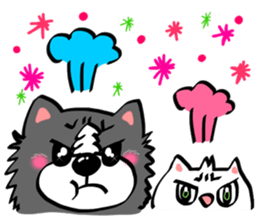 border collie dog! sticker #8226777