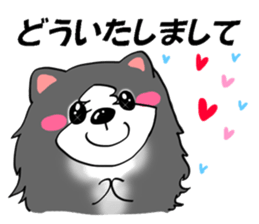 border collie dog! sticker #8226794