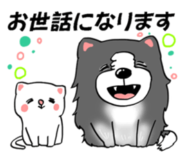 border collie dog! sticker #8226800