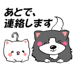 border collie dog! sticker #8226803