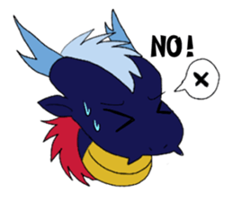 deep-blue DRAGON Sticker sticker #8227105