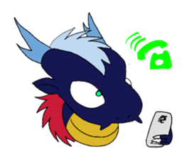 deep-blue DRAGON Sticker sticker #8227110