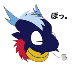 deep-blue DRAGON Sticker sticker #8227128