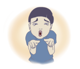 Nostalgic primary schoolchild sticker #8227419