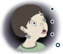 Nostalgic primary schoolchild sticker #8227426