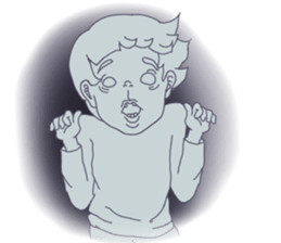 Nostalgic primary schoolchild sticker #8227427