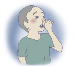 Nostalgic primary schoolchild sticker #8227439