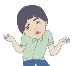 Nostalgic primary schoolchild sticker #8227441