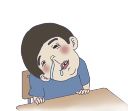 Nostalgic primary schoolchild sticker #8227443