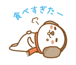 fluffy earmuffs dog sticker #8227538