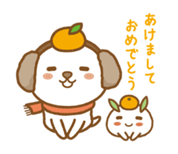fluffy earmuffs dog sticker #8227545