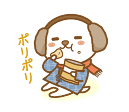 fluffy earmuffs dog sticker #8227553