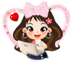 NOKwheed : NELL Friendly cute girl. [EN] sticker #8227810