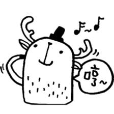 Black and White Bear 6 sticker #8228401