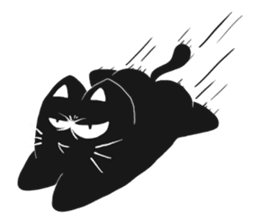 Psycho The Black Cat sticker #8228936