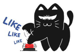 Psycho The Black Cat sticker #8228945