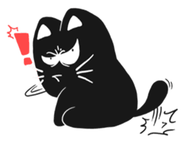 Psycho The Black Cat sticker #8228954