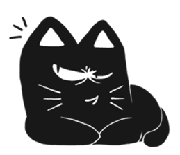 Psycho The Black Cat sticker #8228956