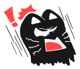 Psycho The Black Cat sticker #8228958