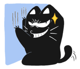 Psycho The Black Cat sticker #8228965