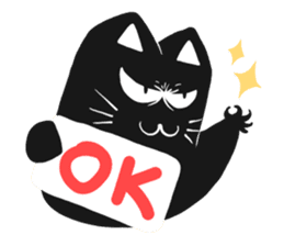Psycho The Black Cat sticker #8228966
