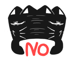 Psycho The Black Cat sticker #8228967