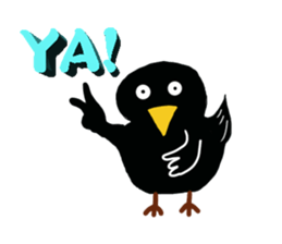 Little Blackbird small point of sticker #8229061