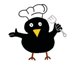 Little Blackbird small point of sticker #8229064