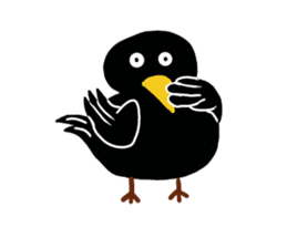 Little Blackbird small point of sticker #8229068