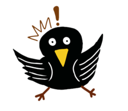 Little Blackbird small point of sticker #8229072