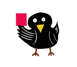 Little Blackbird small point of sticker #8229078