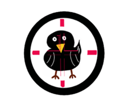 Little Blackbird small point of sticker #8229085