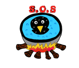 Little Blackbird small point of sticker #8229089