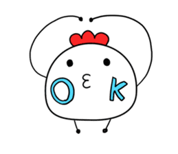 Chicken chick daily sticker #8229332