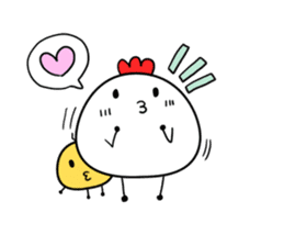 Chicken chick daily sticker #8229339
