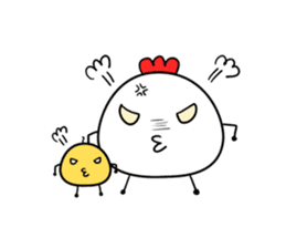 Chicken chick daily sticker #8229340