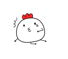 Chicken chick daily sticker #8229342