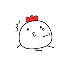 Chicken chick daily sticker #8229342