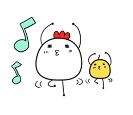 Chicken chick daily sticker #8229353