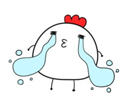 Chicken chick daily sticker #8229355