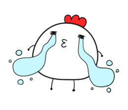 Chicken chick daily sticker #8229355