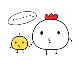 Chicken chick daily sticker #8229369